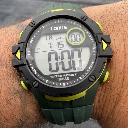 New lorus digital 40mm - lorus, sports