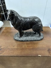 Large Superb Bronze Sculpture 044/250 Makers Name Rough Collie Border Collie 91