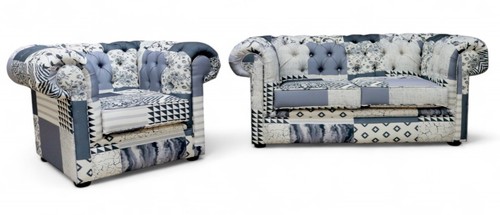 Patchwork sofa seater chair - patchwork,