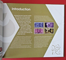 2012 Olympics Team GB Gold Medal Winners Stamp Booklet Great Britain No Stamps