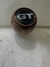 Classic Ford  Gt WOOD GEAR KNOB WITH  GT LOGO *NEW*black