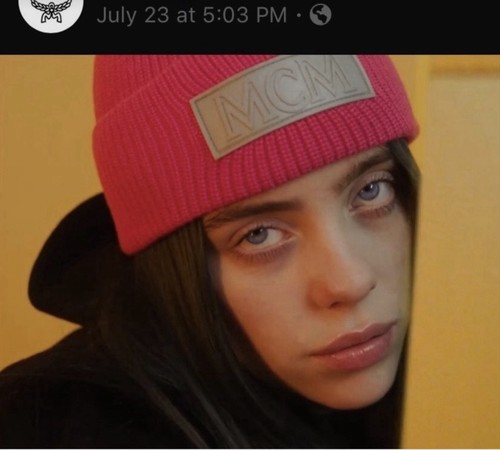Mcm billie eilish - billie,