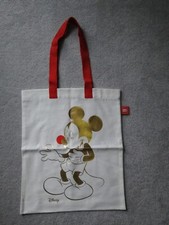 Disney X RND Comic Relief Tote Bag Mickey Mouse Red Gold Brand New 100% Genuine