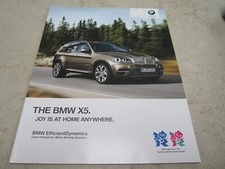 2011 BMW X5 Sales Brochure  X drive3 0d SE 40d SE 50i M sport 66 pages car