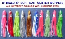 10 MIXED 6" GLITTER MUPPETS