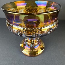 King's Crown Carnival glass