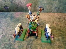 Old school Slann Mage Priest on palanquin, Warhammer Lizardmen Army, Seraphon