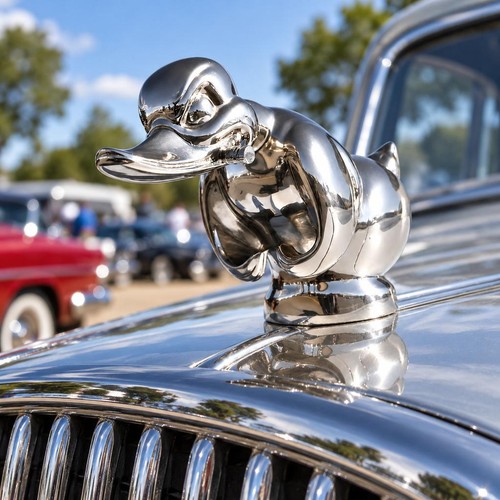 Resin angry duck - car, hood