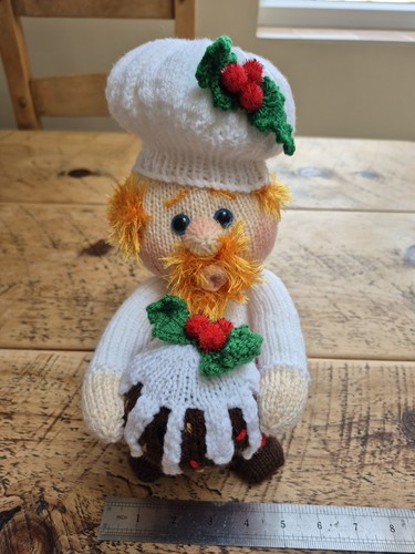 Knitted christmas ornament - knitted,