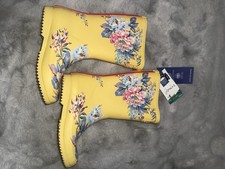 Joules Yellow Wellington Boots