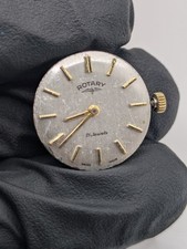 Vintage Rotary FHF 35 Watch Movement Bad Balance 21 Jewels Swiss For Part 22mm