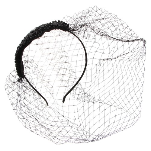 Bride funeral hats - women, veil