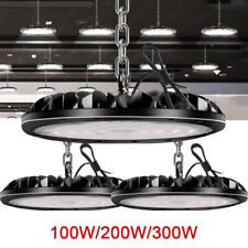 100W-300W UFO LED High Bay Light Workshop Lights Industrial Garage Factory Lamp
