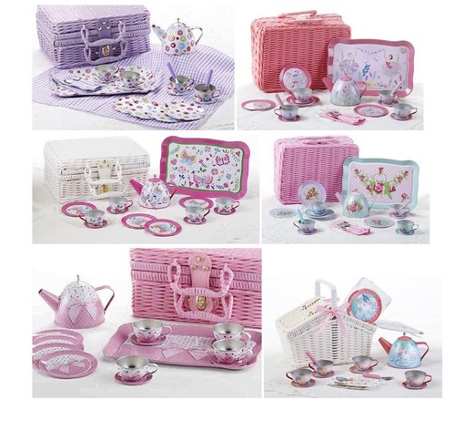Delton tin tea sets - tea,