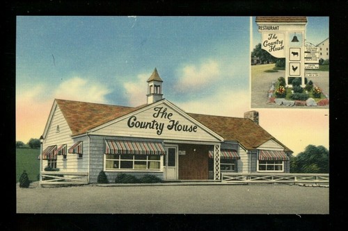 Restaurant postcard