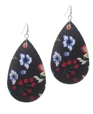 Flower Pattern Teardrop