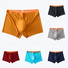 Men Ice Silk Boxer Shorts