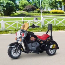 Kids Electric Motorbike Child Ride On Toy w/ Lights Sound HOMCOM 6V