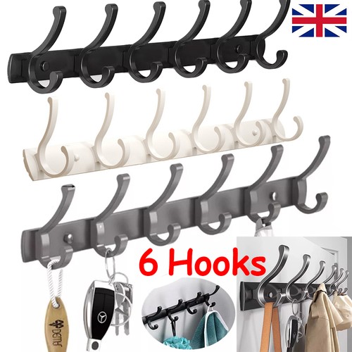 Hooks aluminum coat clothes - 6,