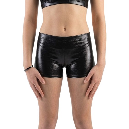 Girls metallic hot pants - pants, kids