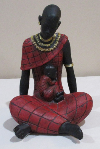 African maasai tribal sitting - maasai,