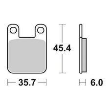 Brake pads pair 105hf 105 - pair,