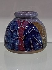 SMALL STUDIO POTTERY VASE / POT BY DIANA WORTHY OF CRICH POTTERY - SUPERB