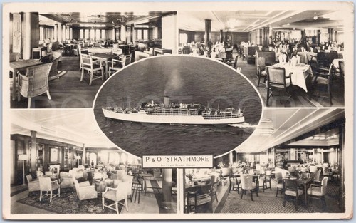 Vintage postcard ship - vintage,