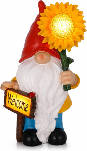 Solar garden gnome outdoor - solar,