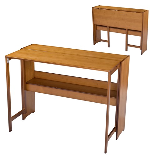 Bamboo folding desk with - 40'',