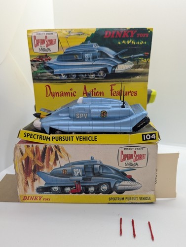 Dinky 104captain scarlet - 104captain,
