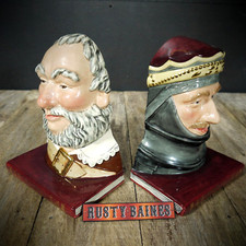 Pair ceramic book ends - of,