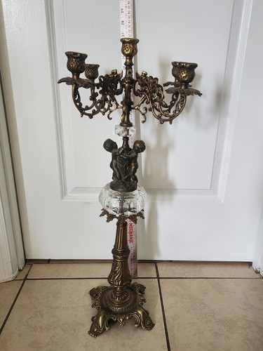 Large cherub candelabra - 4, arm