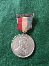 Edward v11 coronation medal - edward,