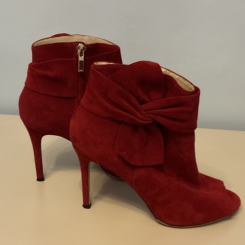 Karen millen red suede - millen, peep