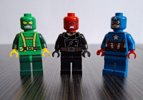 Lego marvel red skull sh0107 - red,
