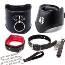 Bongdage Neck Collar Choker Corset O-Ring Restraint Slave Game Posture BDSM UK