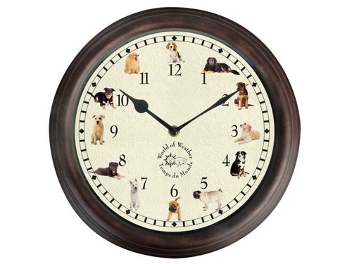 Wall dog sounds clock - wall,