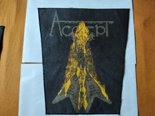ACCEPT BACKPATCH Original 80er Vintage Rückenaufnäher 33x30x22 Sodom Heavy Metal