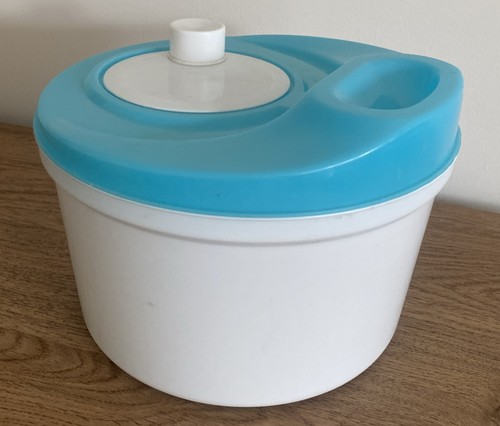 Vintage plastic salad spinner - vintage,