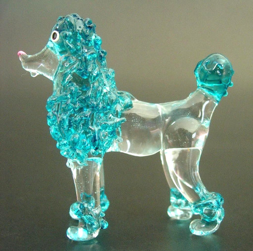Miniature hand blown - blown, dog
