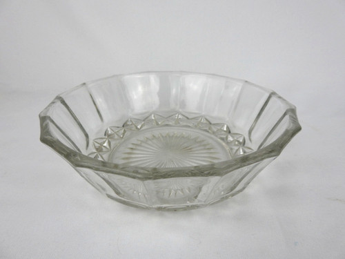 Vintage glass trifle bowl - trifle,