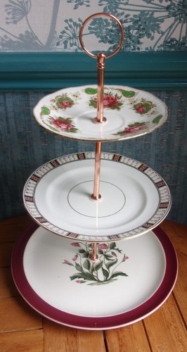 Tier china cake stand - tier,