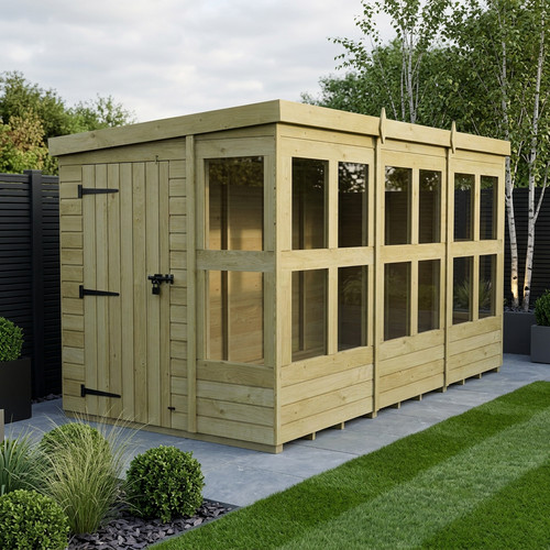 Pent potting shed multiple - pent,