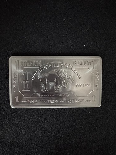 Titanium buffalo bar - 1, oz