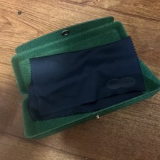 Specsavers Glasses Case Green Snap Shut Semi Hard Cover Eyeglasses Sunglasses