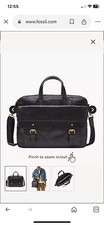 Fossil Miles Leather Work Bag
