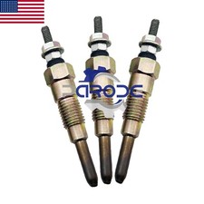 M87919 3-PCS Glow Plug For John Deere 1435 2243 2500 F915 F935 330 445 430 Mower