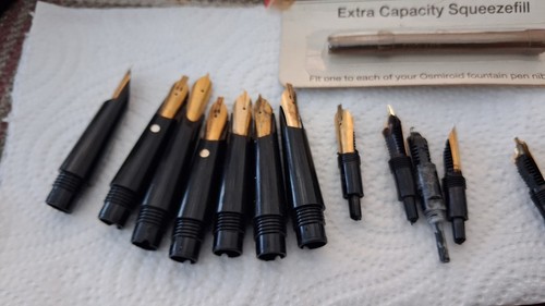 Job lot vintage nibs with - lot,
