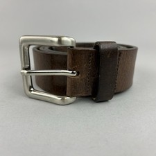 Marks & Spencer M&S Brown Leather Dress Vtg Belt Size 34-36"   41" Long Length